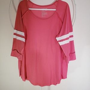 TERRA & SKY 1X pink long sleeve tee/Jersey